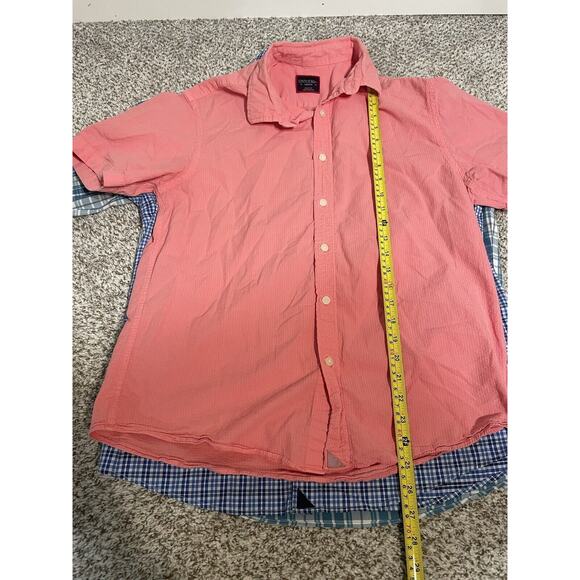 Lot Of 3 Untuck It Shirt Men M Short & Long Sleeve Button Up Print Casual - Picture 16 of 16
